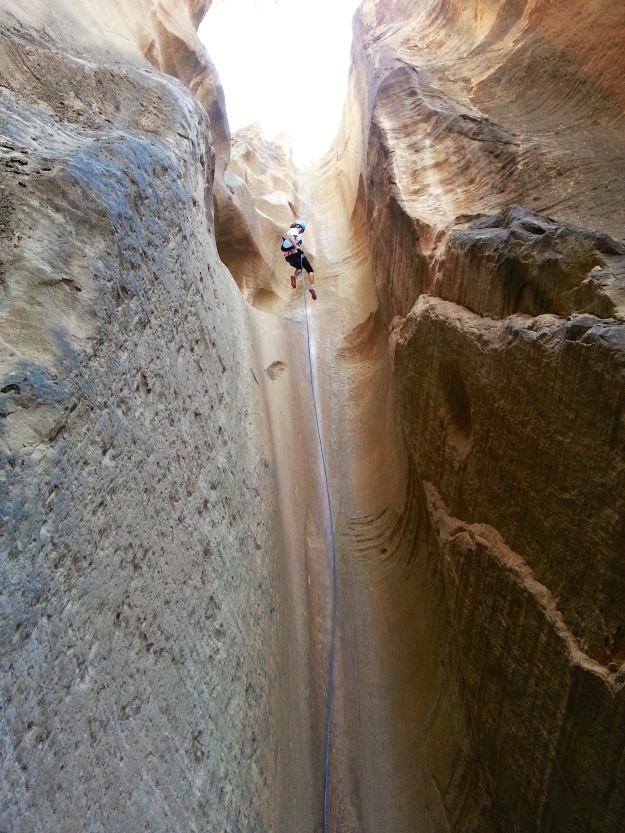 birch hollow zion national park longest required rappel