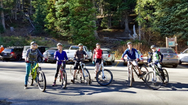 mountain biking group